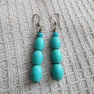 Turquoise color earring